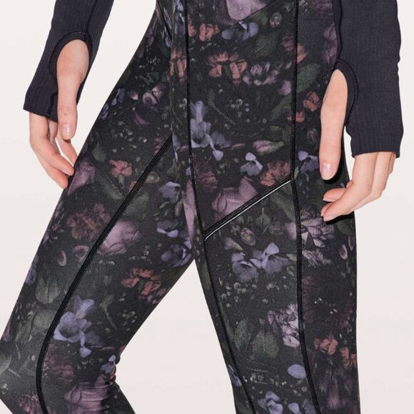 Lululemon | Speed Up Crop 21" in Frozen Flourish | Size 4 - Picture 2 of 9